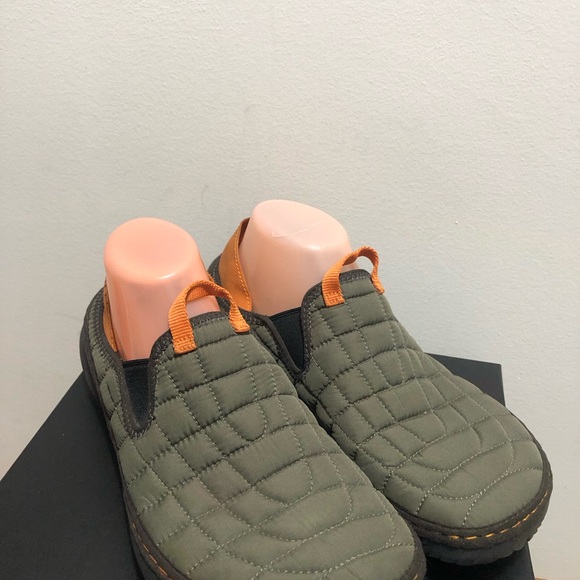 Merrell Moc II Men’s Olive and Orange Quilted Slip-On Shoes Size 9 - Picture 3 of 12